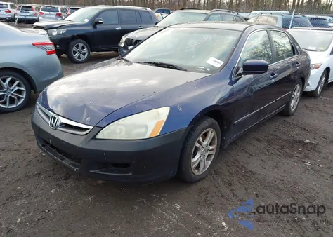 2007 Honda Accord 2.4 Se из США, поврежденный, VIN 1HGCM56367A135389